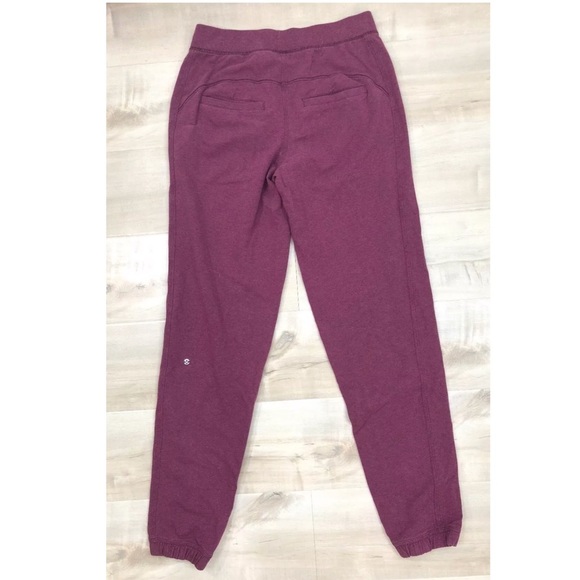 burgundy joggers womens